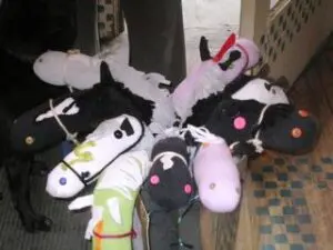 A basketful of Little-Stick Ponies at Country Goose
