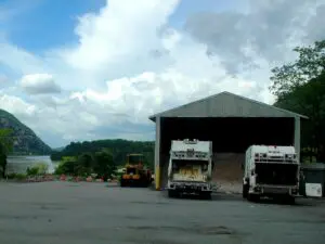 salt shed area