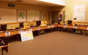 Putnam County's emergency coordination room