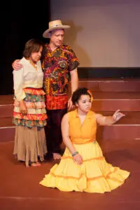 Standing L to R Yvonne Tirado, Joseph Jervais, Front Jasmin Rogers