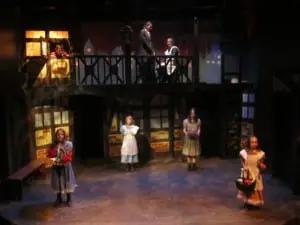 Oliver cast in rehearsal