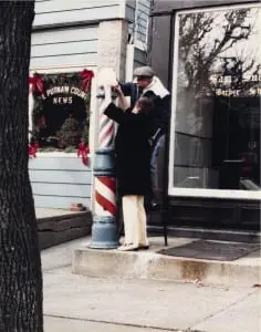 Sam Sunday Barber Pole Sam Sunday and wife Mary