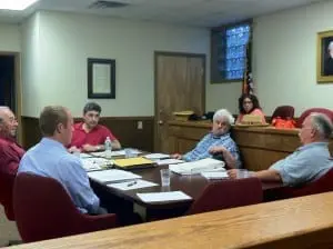 Cold Spring Planning Board members finalizing their report
