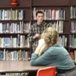 Dima Spinelli gets ready to read his second poem