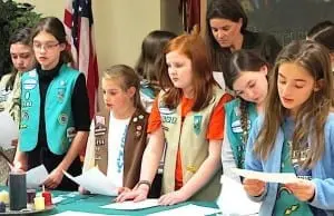 Reading the Girl Scout Promise