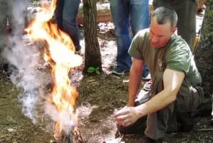 Hobel creates fire