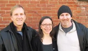 (L-R) Rick Gedney, Margaret Vetare and John McGrath will -Shoot out the lights- on March 25