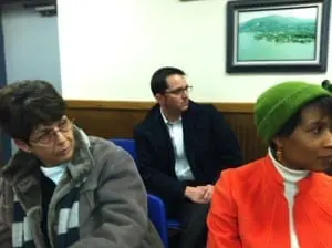 Residents concerned about Foodtown Plaza development,(L-R) Toni Sweet, Tom Campanile, Janice Hogan.