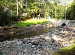 Winston Lane-completed culvert work-Ptown highway photo