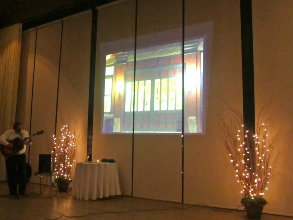 Beacon Arts Awards Thom Joyce long shot with window