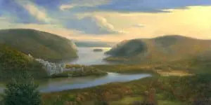 Gallery 66.Artist Tarryl Gabel. Jacks Castle Oil Painting
