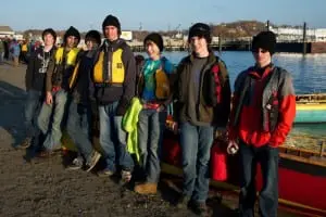 Some of the rowers, medium shot