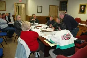 Village Board B4 discussion