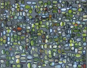 Julie Tooth artwork lots of mini shapes