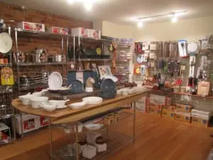 Utensil tables and shelves