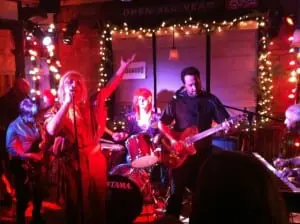 In performance at the first 'Ziggy Stardust' tribute concert at the Dogwood in Beacon (Photo courtesy BMF)