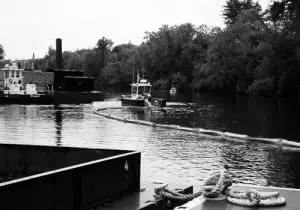 Hudson River dredging (Source: EPA Superfund website)
