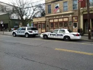 The Cold Spring police department on Main Street (photo by K.E. Foley).