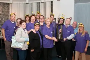 The Putnam Hospital Center's team won last year's spelling bee. (Photo courtesy of PFCS)