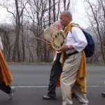 Peace walkers on the Walk for a New Spring (Source: newenglandpeacepagoda.org)