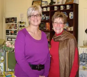 Marketing and Events Manager Donna Sharp Blaney and Deputy Executive Director Carolin Serino anticipate a stellar season at the elegant Boscobel House and Gardens. Photo by M.A. Ebner