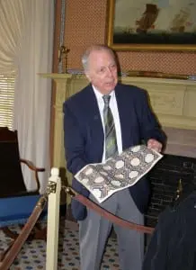 Docent Pat Griffin begins his 16th season at Boscobel.