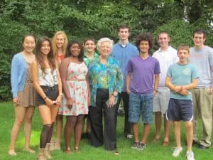 Assemblywoman Sandy Galef with 2012 interns