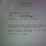 Example of the historic documentation available as evidence of Stewart's role in the Carter White House (Photos by K.E. Foley)