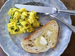 scrambled eggs
