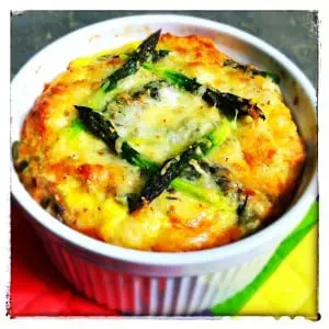Asparagus Bread Pudding 1