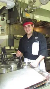 HaldaneâseniorâJohnâAzznaraâstudiesâculinaryâartsâatâBOCES.â