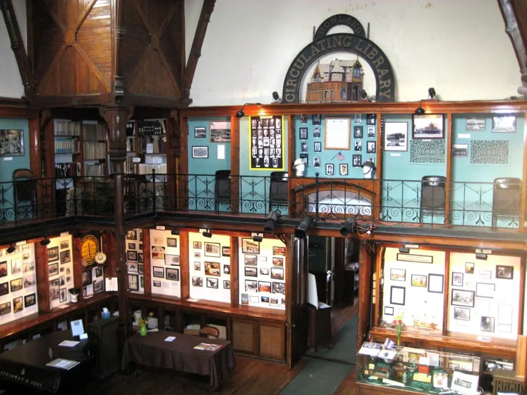 'A Celebration of Beacon's History,' an exhibit at the Howland Cultural Center, continues through June 30. Photo by Kate V