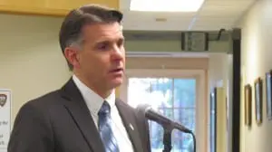StateâSen.âTerryâGipsonâaddressedâtheâColdâSpringâVillageâBoardâatâitsâMayâ14âmeeting. PhotoâbyâM.âTurton