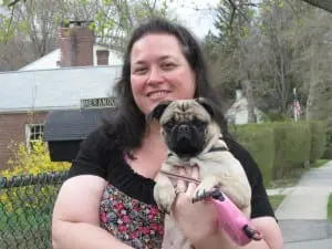 Suki Mawson with Daisy