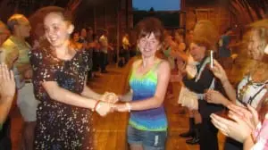 Theâcenterpieceâofâtheâeveningâisâtheâhaymowâ-âwhereâyoungâandâoldâalikeâdanceâupâaâstorm.