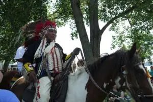 Dakota Unity Rider in Beacon's Riverfront Park. Photo by Andrew Courtney. 