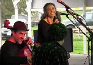 Bethany & Rufus, pictured here at H. G. Fairfield’s inaugural Nimham Mountain Music Festival, May 11, 2013.