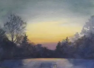 "Night Sky" by Ellen Hopkins Fountain