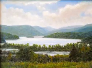 "Boscobel View" by Rick Gedney. Gedney's paintings are available at RiverWinds Gallery in Beacon. Image courtesy of the artist