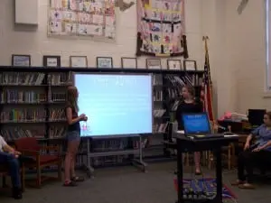 GUFS eighth graders make a presentation on ADHD at last year's LDC-sponsored Differences Day event. Photo courtesy of GUFS