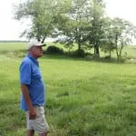 Eric Arctander, pictured here in the summer of 2013 at Saunders Farm. 1944-2013