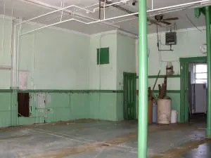 The front room of the firehouse in 2003.