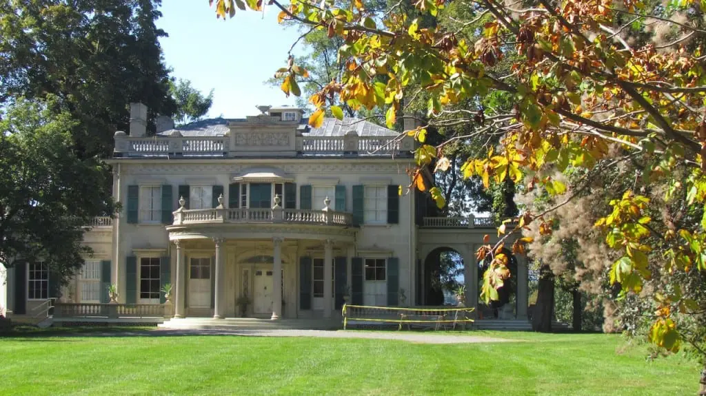The mansion is the centerpiece of Montgomery Place. Photo by M. Turton