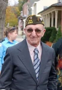 Joe Etta, on the day he received the French Liberty Medal in 2009. (Photo courtesy of Ande Merante)
