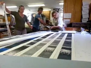 Printmaking with Susan English, Thomas Huber and Leslie Kerby