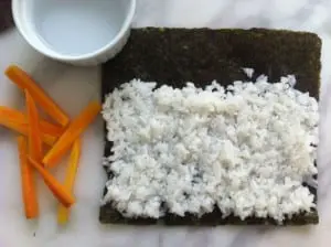salmon sushi