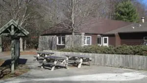 BuildingâNo.â2,âtoâbeârestored,âhousesâequipmentârentalâandâtheâAcornâCafe.â(PhotoâbyâA.âRooney)