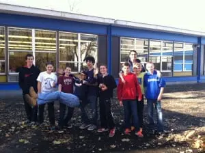 St. Philip’s Cross Trainer youth group engages young people in community service.