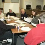 Philipstownâ
Townâ
Boardâ
andâ
Planningâ
Boardâ
members,â
joinedâ
byâ
interestedâ
residents,â
beginâ
formulatingâ
aâ
reviewâ
ofâ
theâ
eight-year-oldâ
Comprehensiveâ
Plan.â
Photoâ
byâ
L.S.â
Armstrong