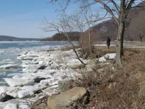 Erosion is already significant at Dockside. Rising water levels will only increase the threat. 